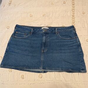Denim Mini Skirt